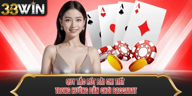 Quy tắc rút bài chi tiết trong hướng dẫn chơi baccarat